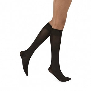 Bsn Medical Inc JOBST Opaque Knee Highs with SoftFit Technology - 20-30 mmHg Knee Highs, Opaque Black, Size S - 7769225