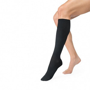 Jobst FarrowHybrid ADI Foot Compression Stocking - 20-30 mmHg Compression Rating Farrowhybrid ADI Foot Compression Stockings, Black, Size S Wide - FLFH-ADIWB2