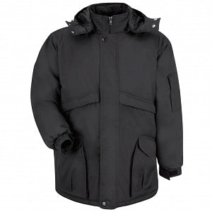 Vf Workwear-Div / Vf Imagewear (W) Men's Heavyweight Parka - Men's Heavyweight Parka with Hood Black, Size L - JP70BK-RG-L