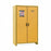 Justrite Flammable Materials Cabinets - Yellow Flammable Material Cabinet with Steel Doors, Hybrid Close, 45 gal. Capacity, 45.83"W x 24.41"D x 76.65"H - 22603