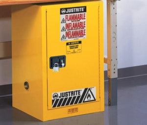 Justrite Sure-Grip EX Compac Flammable Safety Cabinets - CABINET, SAFETY, SUREGRIP, 12GAL, FL RESIST - 891220