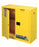 Justrite Flammable Materials Cabinets - CABINET, FLAM SFTY, 30G, MAN CLOSE, YELL - 893000