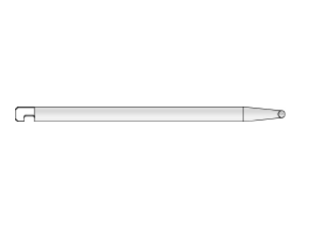 Microaire Surgical Round Diamond Otology Bur - Round Diamond Otology Drill Bur, 1 mm - K-40.