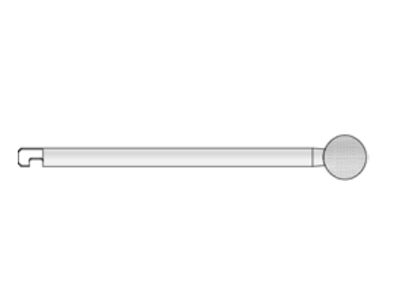 Microaire Surgical Round Diamond Otology Bur - Round Diamond Otology Drill Bur, 5 mm - K-48