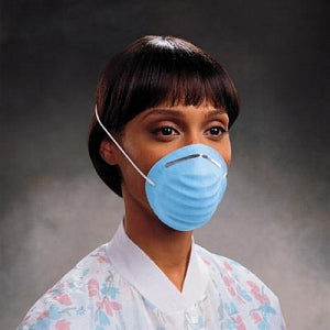 Halyard Health Surgical Cone Mask - Cone-Style Mask with Headband, Blue - 00152