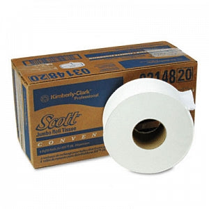 Kimberly Clark SCOTT JRT Jr. Bathroom Tissue - Scott Bathroom Tissue, Jumbo Roll, 9" Diameter - 03148