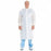 Halyard Health Basic Lab Coats - 3-Layer Basic Plus Lab Coat, White, Size L - 10022