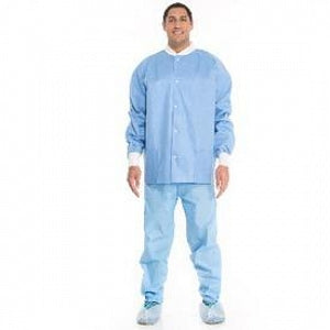 Halyard Health Professional Jackets - 3-Layer Professional Jacket, Blue, Size L - 10078