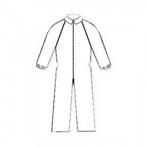 Halyard Health Extra Protection Coveralls - Extra Protection Coveralls, White, Size 2XL - 10095