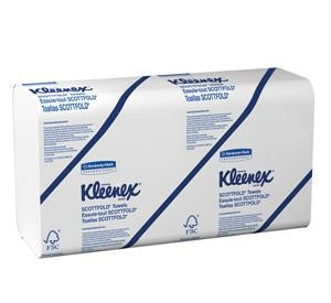 Kimberly Clark Kleenex Paper Towels - Kleenex Paper Towels, Folded, Perforated, Embossed, 7.8" x 12.4" - 13253