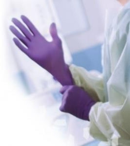 Halyard Health KC500 Purple Nitrile Exam Gloves - Nitrile Exam Gloves, Sterile, Purple, Size S - 14260