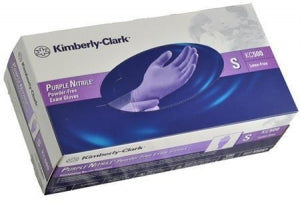 Halyard Health KC500 Purple Nitrile Exam Gloves - Nitrile Exam Gloves, Sterile, Purple, Size M - 14261