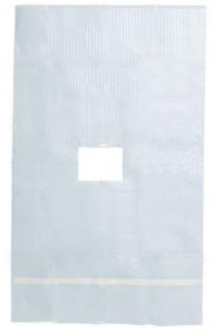 Halyard Pain Management Procedure Drapes - Fenestration Surgical Drape, Blue, 17" x 27" - 189A18