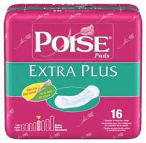 Kimberly-Clark Poise Extra-Absorbency Incontinence Pads - Poise Incontinence Pad Liner, Extra Absorbency, Bladder Control - 19566