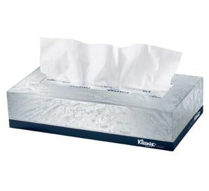 Kimberly Clark Kleenex Facial Tissues - Kleenex Facial Tissue, White, 100/Box - 21400