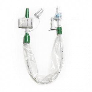 Halyard Health Halyard Healthvent Trach Ports - KimVent Multi-Access Port Closed Suction Replacement Catheter, Adult, Tracheostomy, Green, 14 Fr x 58.5 cm - 240145-5