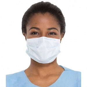 Halyard Health FLUIDSHIELD Level 1 Procedure Masks - Procedure Facemask, Yellow, 50/BX - 25867