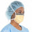 Halyard Health Fluidshield Surgical Masks - FLUIDSHIELD Level 3 Fog-Free Surgical Mask with Wraparound Visor, Orange - 28804