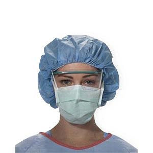 Halyard Health KC200 Fog-Free Surgical Masks - MBO-MASK, SURGICAL, ANTI-FOG, GREEN - 28806