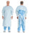 Halyard Health Chemo Procedure Gowns - Chemotherapy Procedure Gown with Knit Cuffs, Size 2XL - 37284