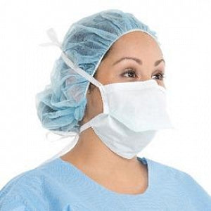 Halyard Health Duck Bill Surgical Face Mask with Ties - Duck Bill Surgical Mask, Filter, Ties - 37525