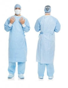 Halyard Health Aero Blue Performance Surgical Gowns - Aero Blue Performance Surgical Gown, Size XL, Extra-Long - 41727NS