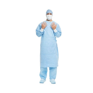 Halyard Health Aero Blue Performance Surgical Gowns - Aero Blue Performance Surgical Gown, Size XL, Nonsterile, Bulk Bin - 41740NS