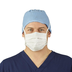 Halyard Health So Soft Surgical Masks - FluidShield ASTM Level 1 Surgical Mask with So Soft Lining and Ties, White - 41805