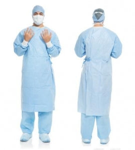 Halyard Health Aero Blue Performance Surgical Gowns - Aero Blue Performance Surgical Gown, Size 2XL, Extra-Long, Sterile - 43938