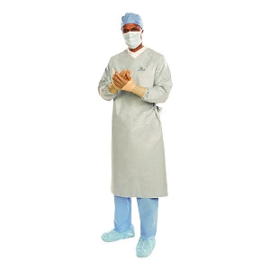 Halyard Aero Chrome Non-Sterile Breathable Surgical Gowns - Aero Chrome Breathable Performance Surgical Gown, Size L - 44662NS