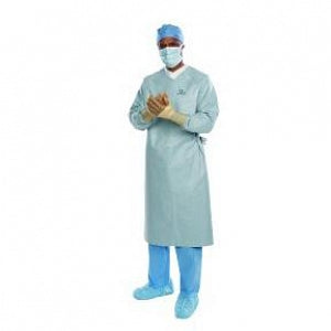 Halyard Aero Chrome Non-Sterile Breathable Surgical Gowns - Aero Chrome Breathable Performance Surgical Gown - 44664NS