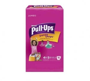 Kimberly-Clark Pull-Ups Training Pants - Pull-Ups Training Pants, Girl, 4T-5T, Jumbo - 45142