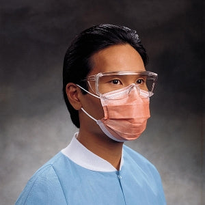 Halyard FLUIDSHIELD Procedure Masks - FLUIDSHIELD Fog-Free Procedure Mask with SO SOFT Lining, Orange - 47107