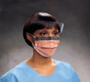 Halyard Health Fluidshield Fog-Free Procedure Mask - Pleated Procedure Mask with Ear Loops, Fog-Free - 47137