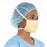 Halyard Health So Soft Surgical Masks - FluidShield ASTM Level 3 Fog-Free Pleated Surgical Mask with So Soft Lining and Ties, Orange - 48207