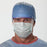 Halyard Health Anti-Fog Surgical Masks - Pleated Antifog Surgical Mask, Tie Closure, Green - 49215