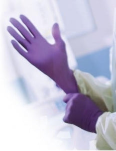 Halyard Health KC500 Purple Nitrile Sterile Exam Gloves - Sterile Powder-Free Nitrile Exam Gloves, Purple, Size S - 52101