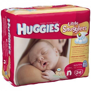 Kimberly-Clark Corporation Huggies Newborn Little Snugglers Disposable Diapers - Huggies UltraTrim Newborn Diaper, 1-10 lb. - 52238