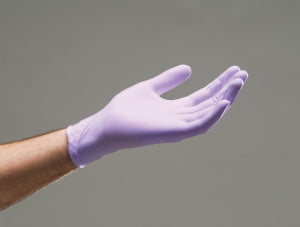 Halyard Health KC100 Lavender Nitrile Powder-Free Exam Gloves - Powder-Free Textured Nitrile Exam Gloves, Lavender, Size M - 52818