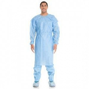 Halyard Health Isolation Gowns - Isolation Gown, Full Back, Disposable, Yellow, Size L - 54100