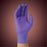 Halyard Healthcare Purple Nitrile Exam Gloves - Powder-Free Purple Nitrile Exam Gloves with Textured Fingertips, Sterile, Size M - 55092