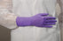 Halyard Healthcare Purple Nitrile Exam Gloves - Powder-Free Purple Nitrile Exam Gloves with Textured Fingertips, Sterile, Size M - 55092