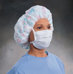 Halyard Health So Soft Surgical Masks - The Friendly Pleated Surgical Mask with Ties, White - 59928