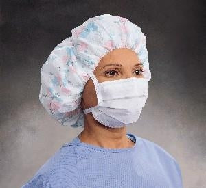 Halyard Health So Soft Surgical Masks - The Friendly Pleated Surgical Mask with Ties, White - 59928