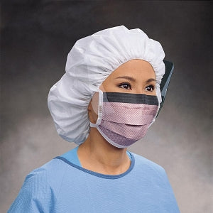 Halyard Health FLUIDSHIELD Level 2 Surgical Masks with Visor - Surgical Mask, Anti-Fog, with Splashguard Visor, Level 2 - 62114