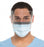 Halyard FLUIDSHIELD Level 2 Procedure Mask, w/Visor - Procedure Mask, Antifog, Pleated, Blue - 62116