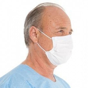 Halyard Health Procedure Masks - Procedure Face Mask, Pleated, Lite One, Blue - 62356