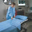 Halyard Health Stretcher Sheets - Stretcher Sheet, Blue, 40" x 96" - 67103