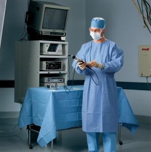 Halyard Health Fluid-Resistant Procedure Gowns - MBO-GOWN, PROCEDURE, FLUID RESISTANT, BL, LG - 69025