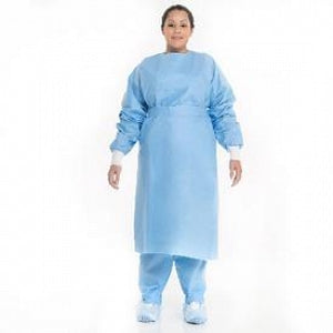 Halyard Health Fluid-Resistant Procedure Gowns - MBO-GOWN, PROCEDURE, FLUID RESISTANT, BL, LG - 69025